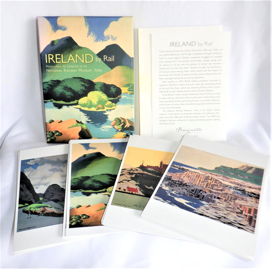 ART DECO Boxed Greeting Cards & Envelopes, 'IRELAND BY RAIL' 2011 Set of 18 Cards!