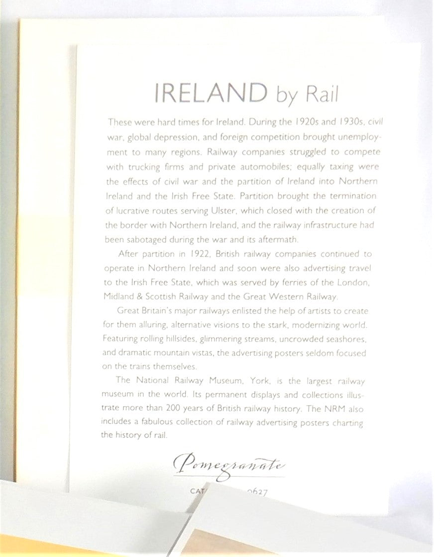 ART DECO Boxed Greeting Cards & Envelopes, 'IRELAND BY RAIL' 2011 Set of 18 Cards!