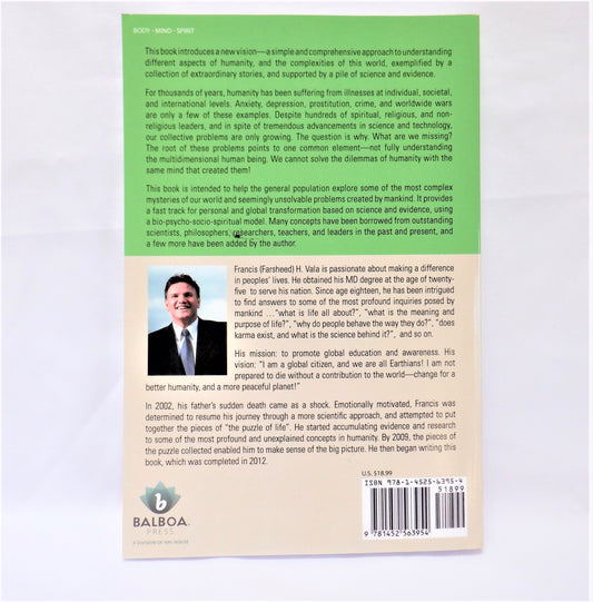 THE THIRD VISION, The Science of Personal Transformation, by Dr. Francis H. Vala, MD (1st Ed. SIGNED)