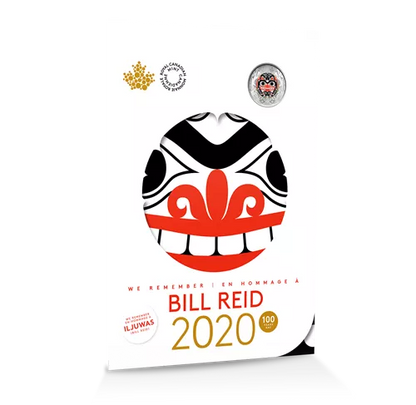 2020 BILL REID 6-Coin Canadian Commemorative Collector Set, Includes TWO TOONIES: Coloured & Non-Coloured!