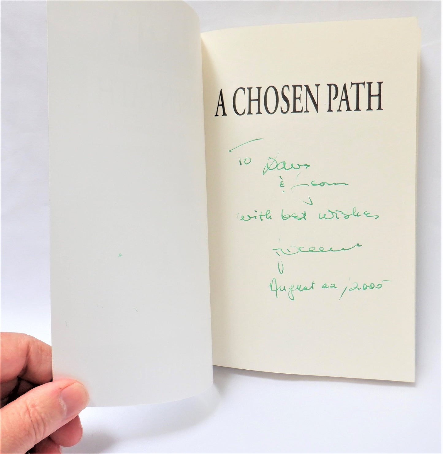 A CHOSEN PATH…From Moccasin Flats to Parliament Hill, by Frank Oberle (1st Ed. SIGNED)