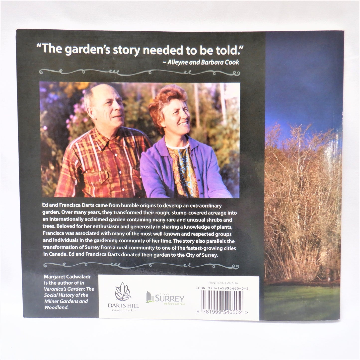 A SECRET GARDEN, The Story of Darts Hill Garden Park, by Margaret Cadwaladr (1st Ed. SIGNED)