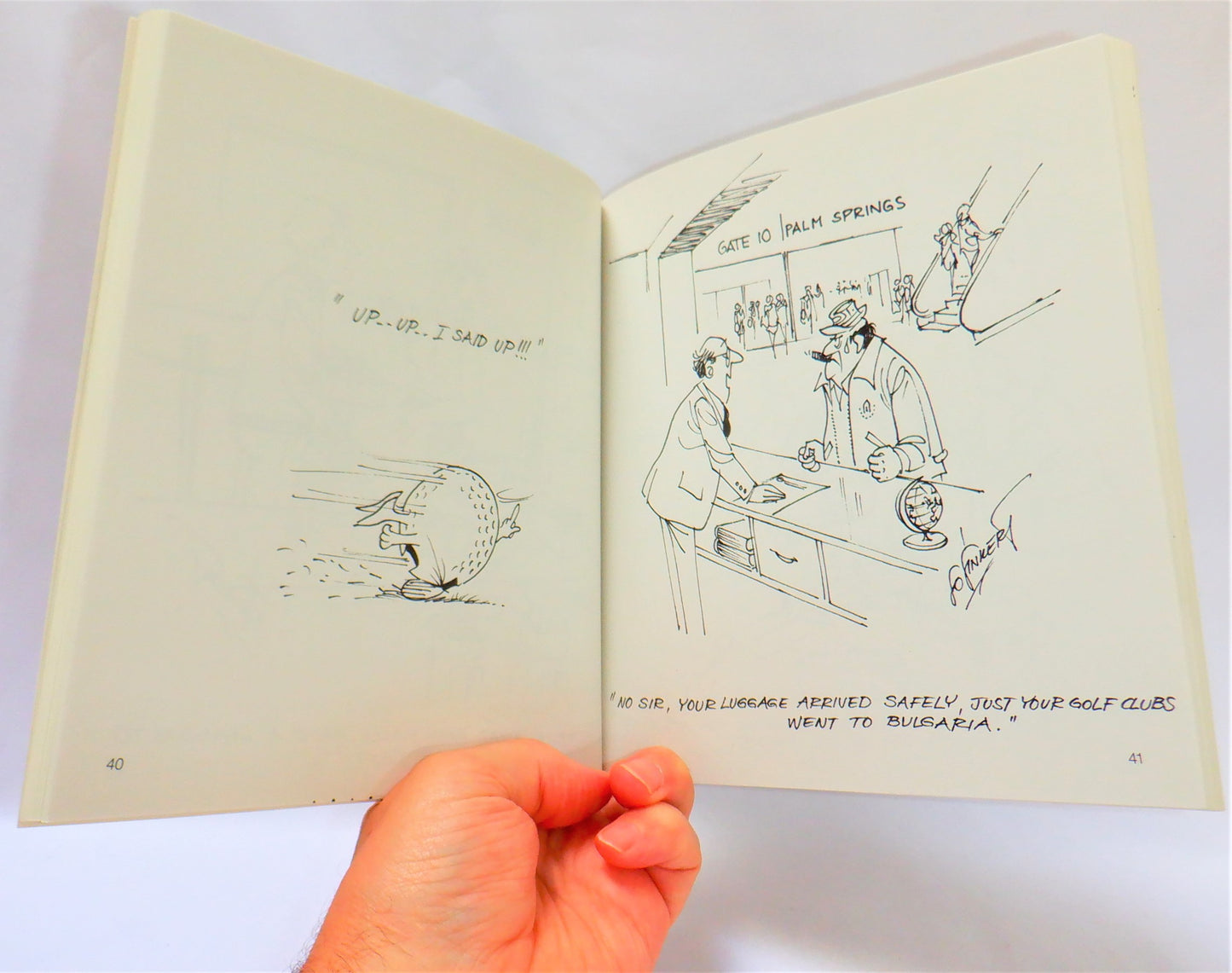 GOLF NUTS, A Cartoon Book by Lo Linkert (1989 1st Ed.)