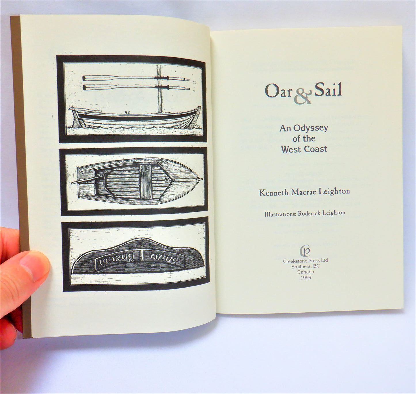 OAR & SAIL, An Odyssey of the West Coast, by Kenneth Macrae Leighton, 2001