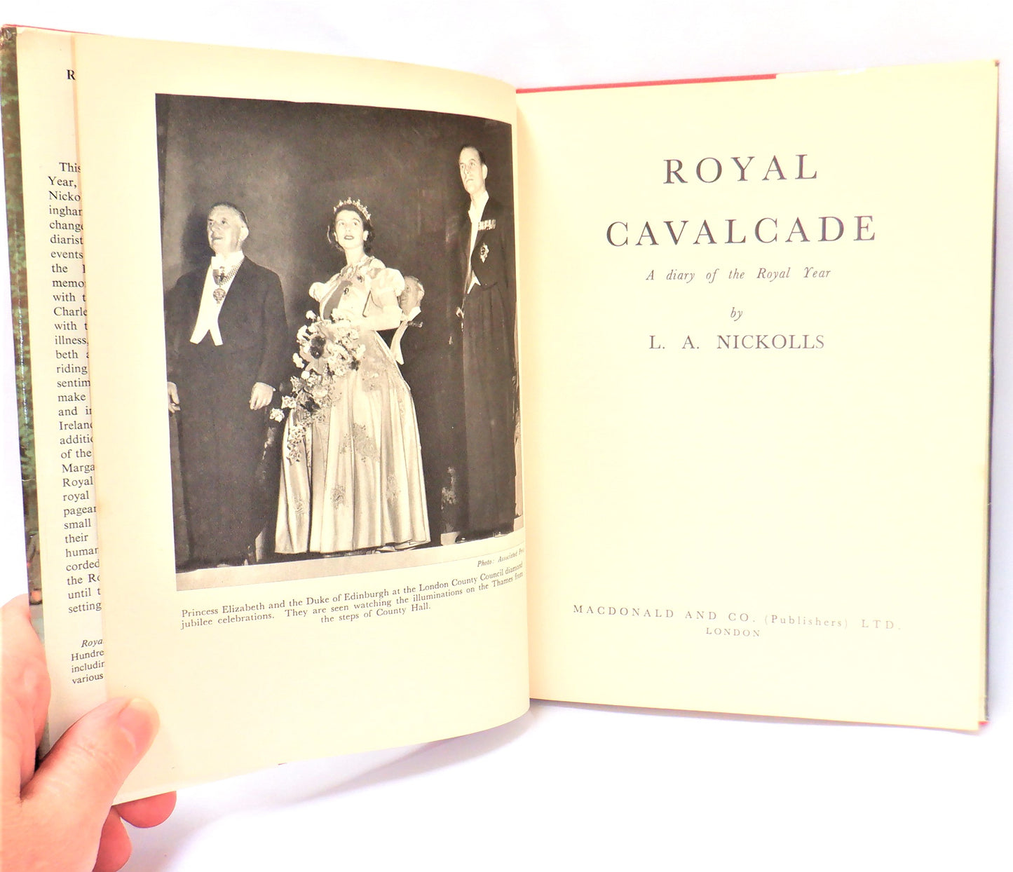 ROYAL CAVALCADE, A Diary of the Royal Year, by L.A. Nickolls (1949 1st Ed.)