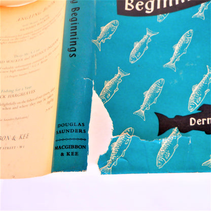 DRY-FLY BEGINNINGS, An Angling Book by Dermot Wilson (1957 1st Ed.)