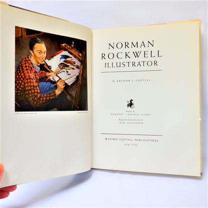 NORMAN ROCKWELL ILLUSTRATOR, The Biography by Arthur L. Guptill, 1972