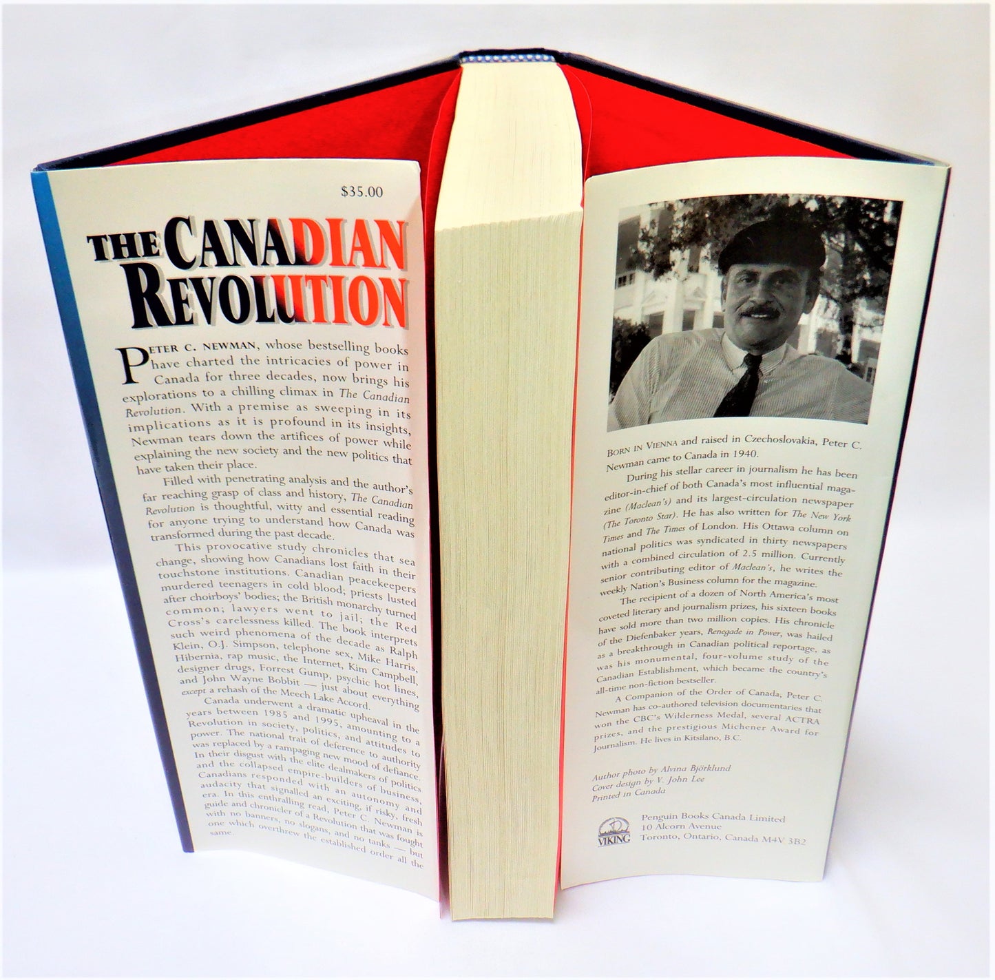 THE CANADIAN REVOLUTION, From Deference to Defiance, by Peter C. Newman (1995 1st Ed.)