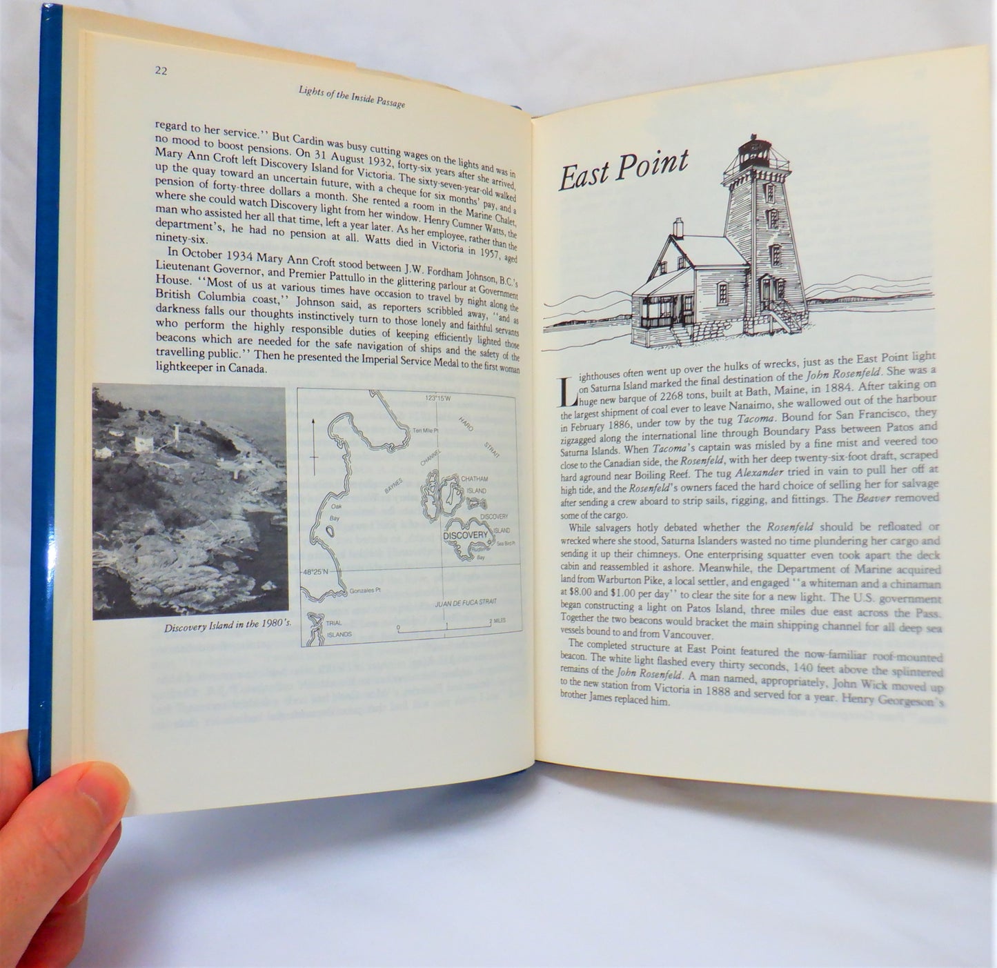 LIGHTS OF THE INSIDE PASSAGE, A History of British Columbia's Lighthouses and Their Keepers, by Donald Graham (1986 1st Ed.)