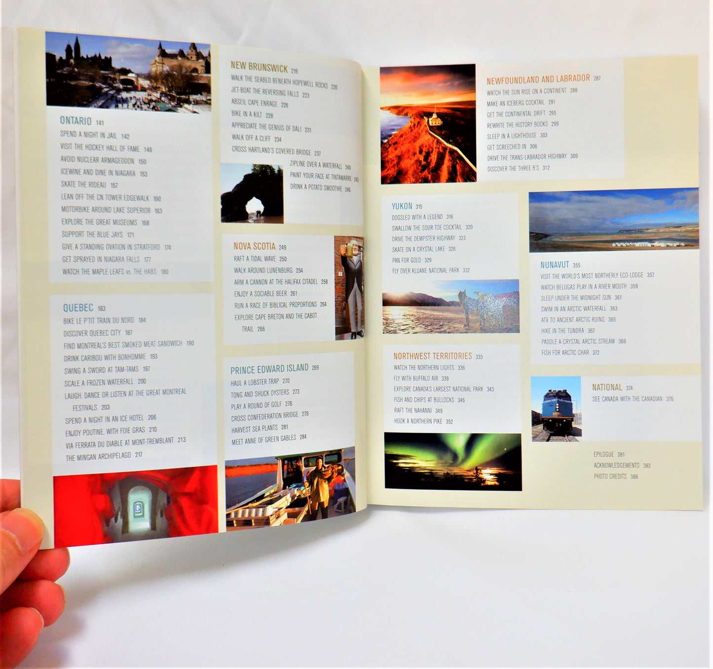 THE GREAT CANADIAN BUCKET LIST, One-of-a-Kind Travel Experiences by Robin Esrock (2013 1st Ed.)