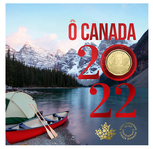 2022 O-Canada Royal Canadian Mint 5-Coin Gift Card Set with SPECIAL LOONIE!