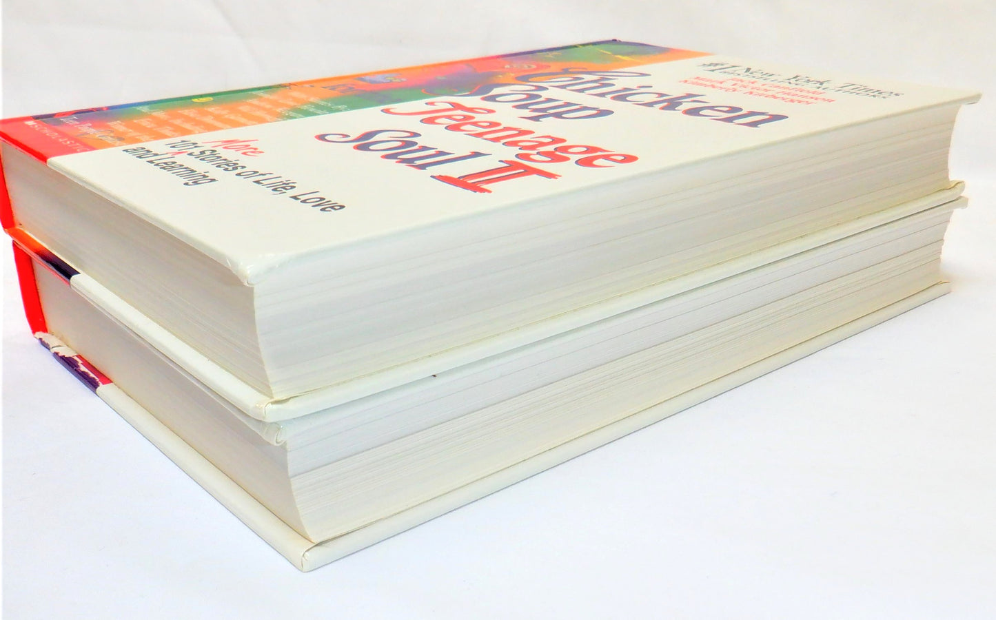 CHICKEN SOUP FOR THE TEENAGE SOUL, Volumes I & II, by Jack Canfield, Mark Victor Hansen & Kimberly Kirberger (1999 1st Scholastic Editions)