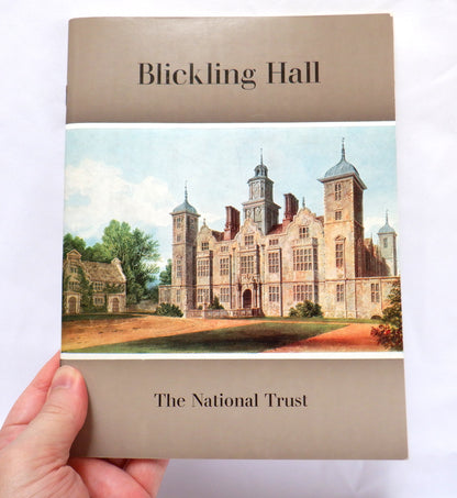 BLICKLING HALL, Norfolk, England: A British National Trust Tourist Souvenir Guide Book, 1970's