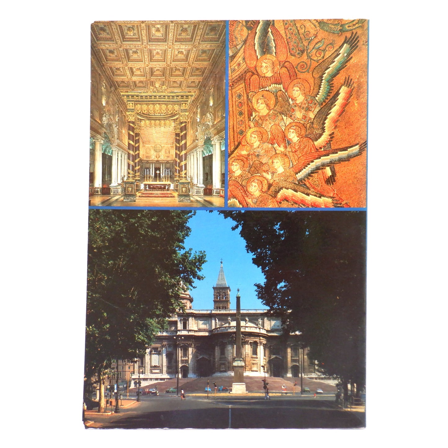 LA BASILICA DI SANTA MARIA MAGGIORE in Rome: A Vintage Tourist Souvenir Guide Book in 5-LANGUAGES, 1987