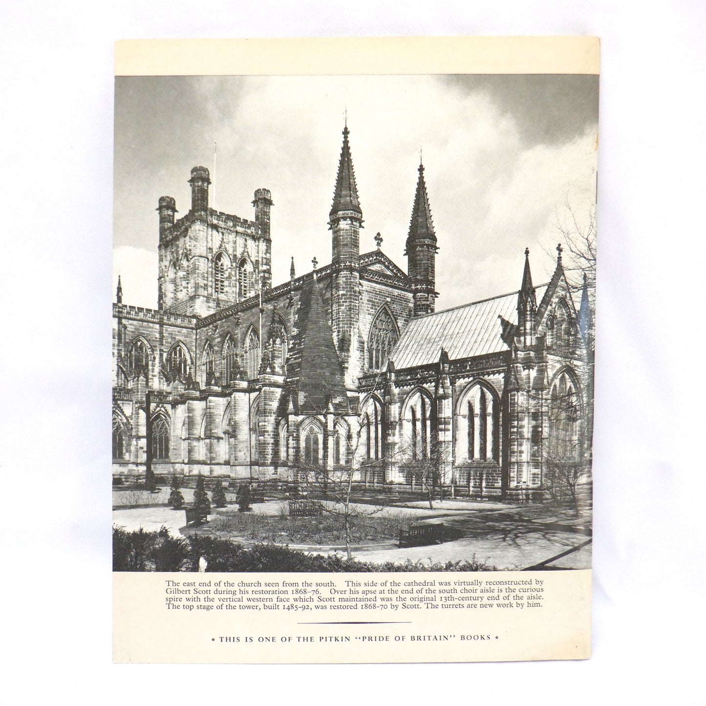 THE PICTORIAL HISTORY OF CHESTER CATHEDRAL in The United Kingdom: A Tourist Souvenir Guide Book, 1969