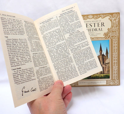 THE PICTORIAL HISTORY OF CHESTER CATHEDRAL in The United Kingdom: A Tourist Souvenir Guide Book, 1969