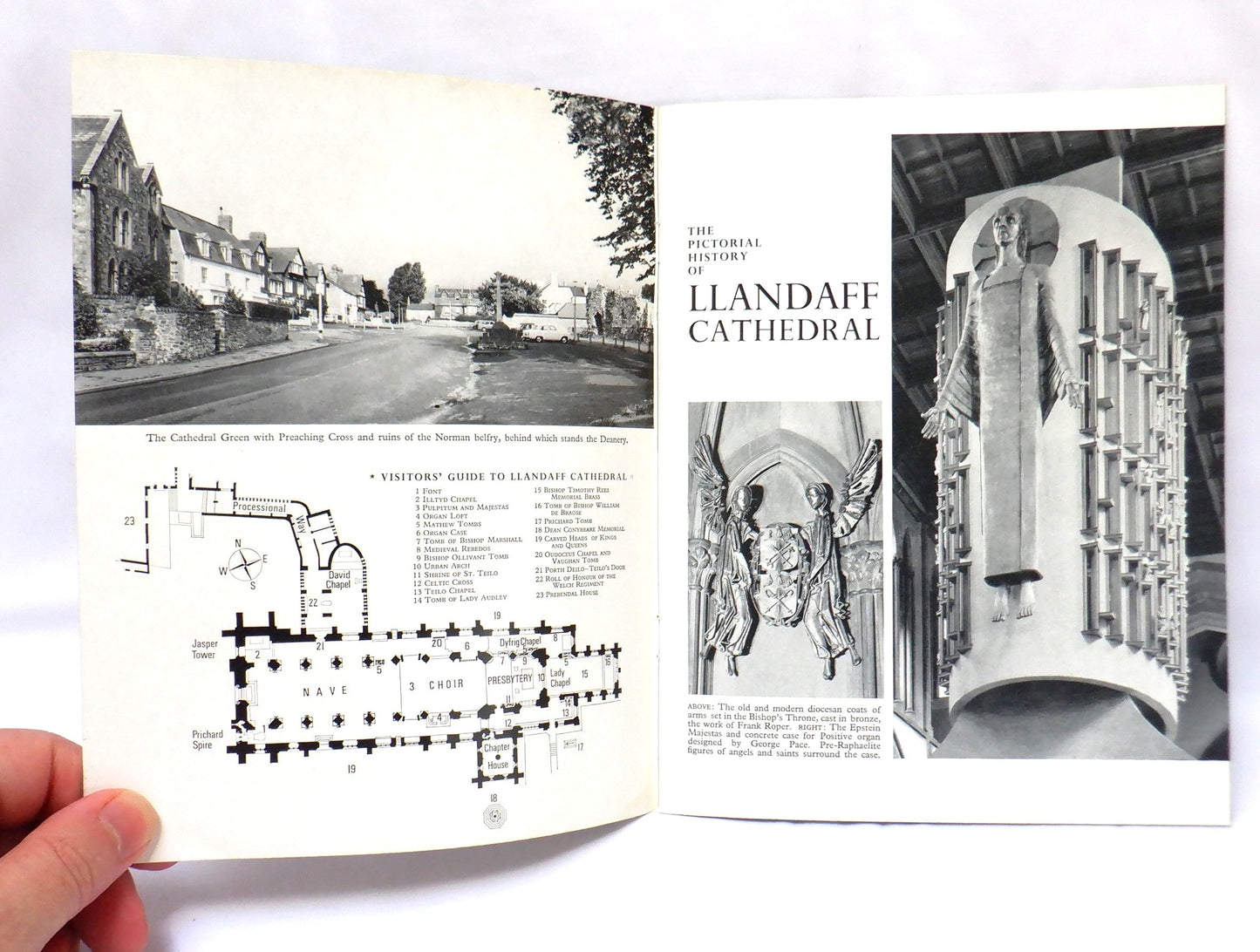 THE PICTORIAL HISTORY OF LLANDAFF CATHEDRAL in The United Kingdom: A Tourist Souvenir Guide Book, 1969