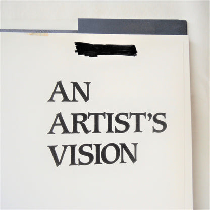 AN ARTIST'S VISION, A Photographic Journey by Sue Coleman (1994-SIGNED)