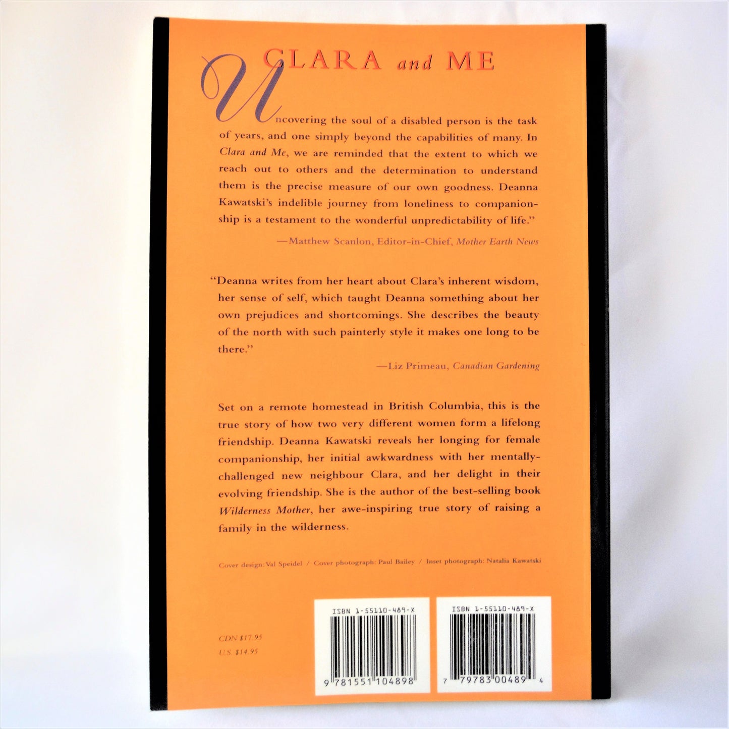 CLARA AND ME, The Story of an Unexpected Friendship, by Deanna Kawatski (1st Ed. SIGNED)