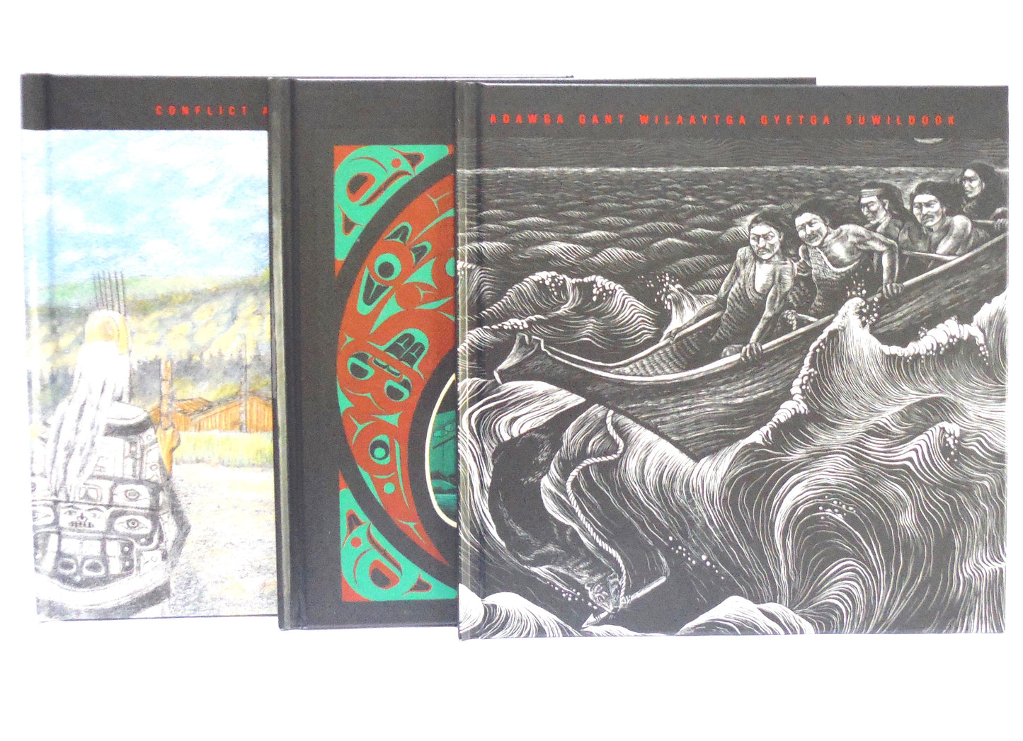 Suwilaay’msga Na Ga’niiyatgm (Teachings of Our Grandfathers), The Tsimshian Language Series by The Tsimshian Chiefs. Special 3-Book Package  (1992 1st Ed.)