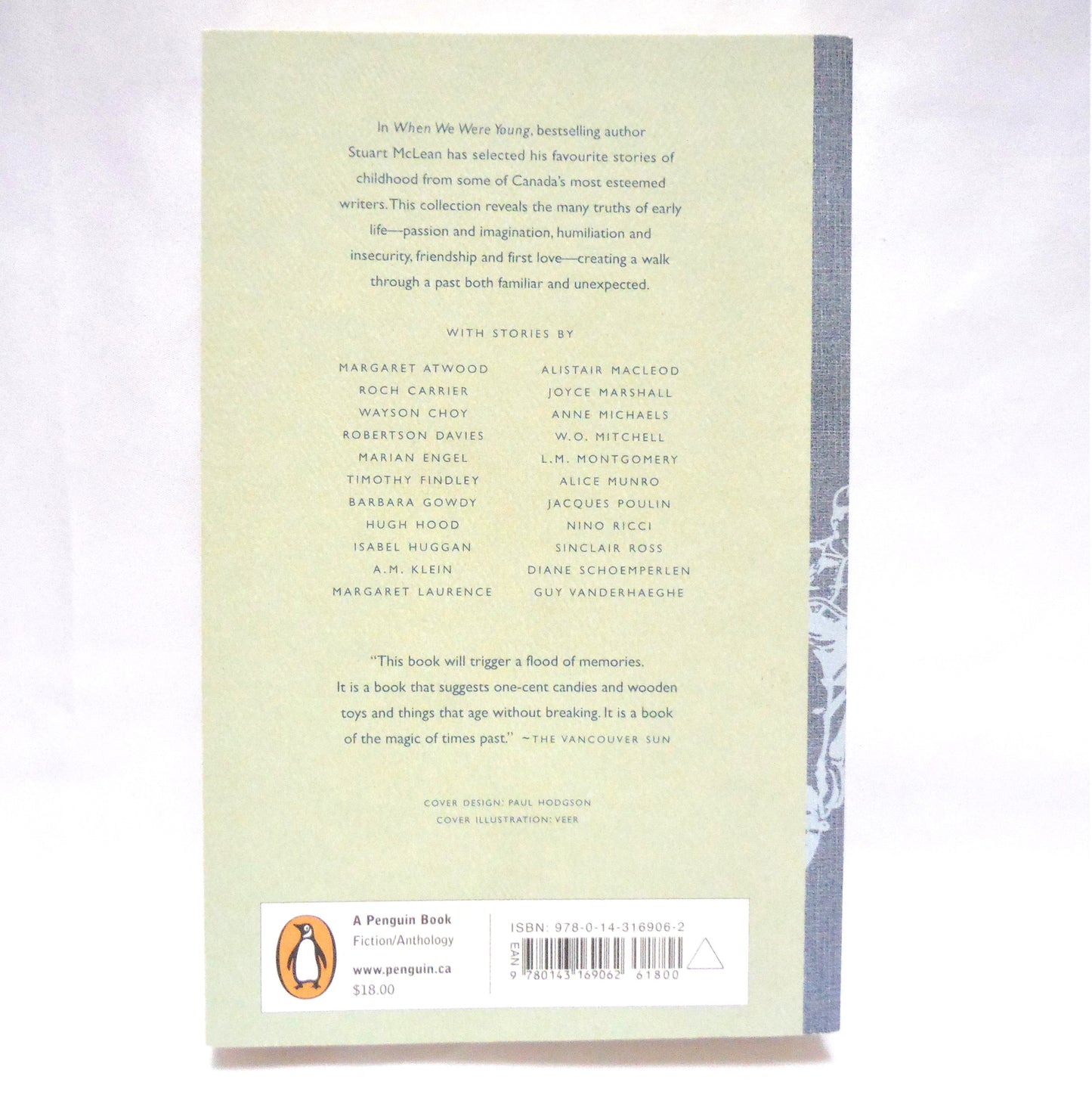 WHEN WE WERE YOUNG, An Anthology of Canadian Stories, Selected and Introduced by Stuart McLean, 2008