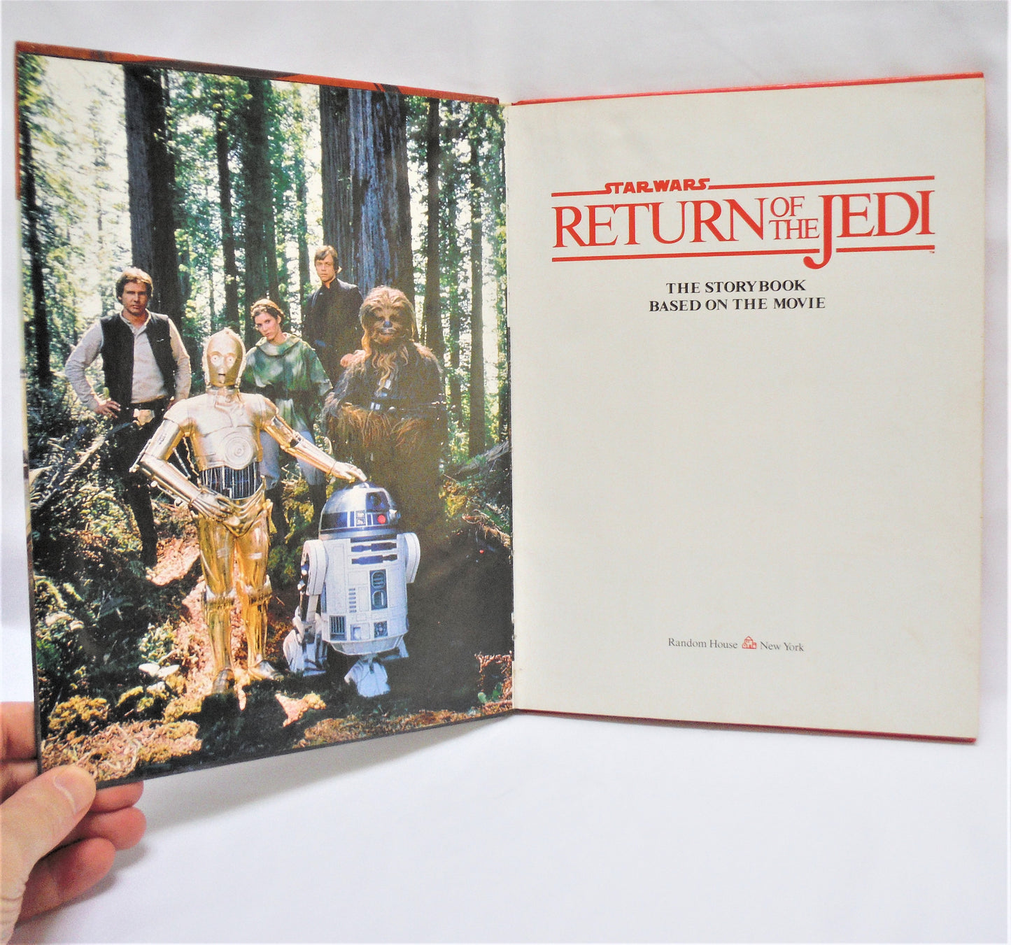 STAR WARS, RETURN OF THE JEDI, The Storybook Based On The Movie (1983 1st Ed.)