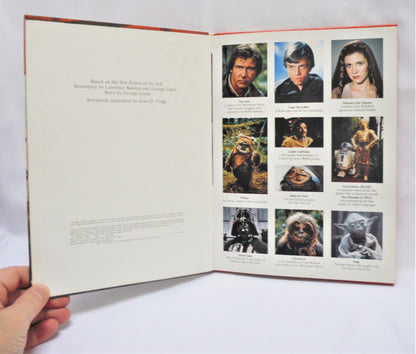 STAR WARS, RETURN OF THE JEDI, The Storybook Based On The Movie (1983 1st Ed.)