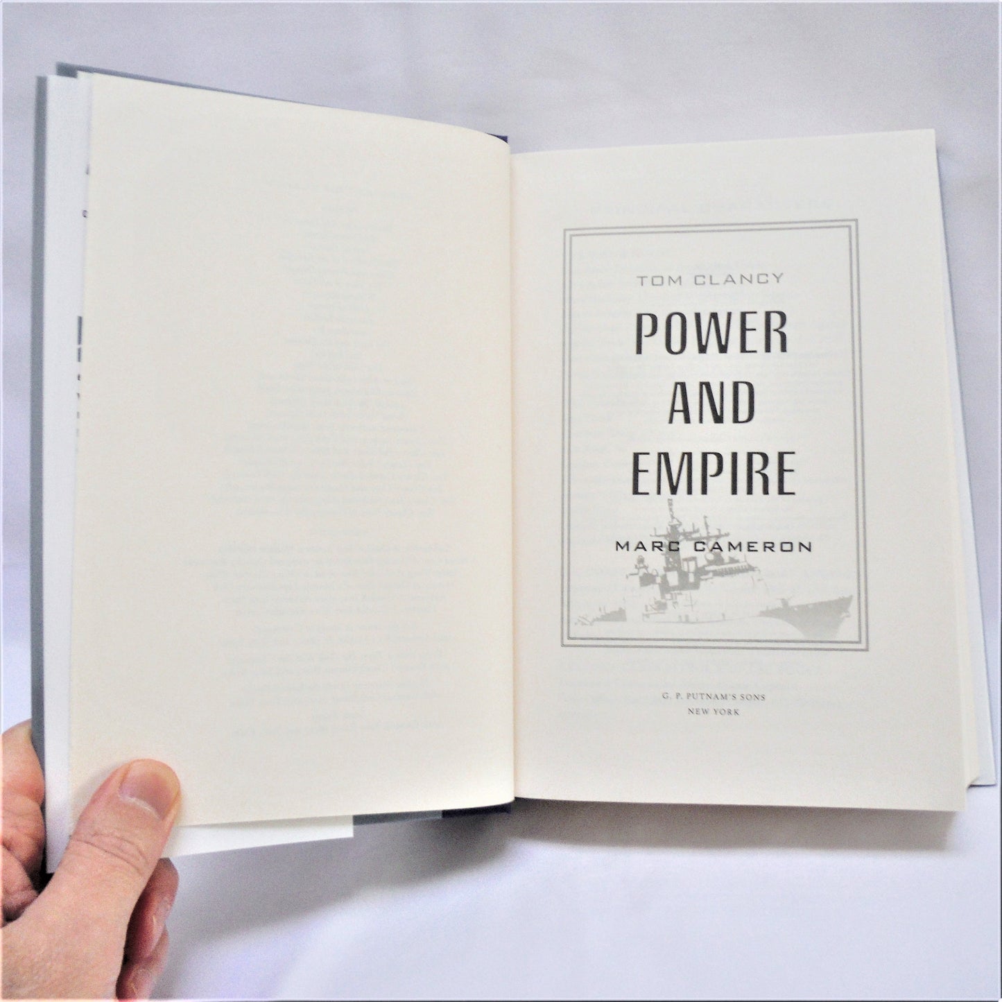 TOM CLANCY: POWER & EMPIRE, A Jack Ryan Novel by Marc Cameron (2017 1st Ed.)