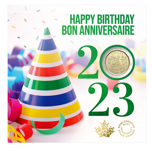 2023 Royal Canadian Mint 5-Coin Gift Set: HAPPY BIRTHDAY! BON ANNIVERSAIRE!