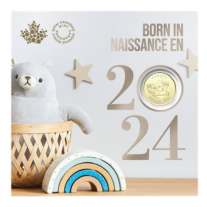 2024 Royal Canadian Mint 5-Coin Gift Set: BABY BORN IN /NAISSANCE EN 2024!