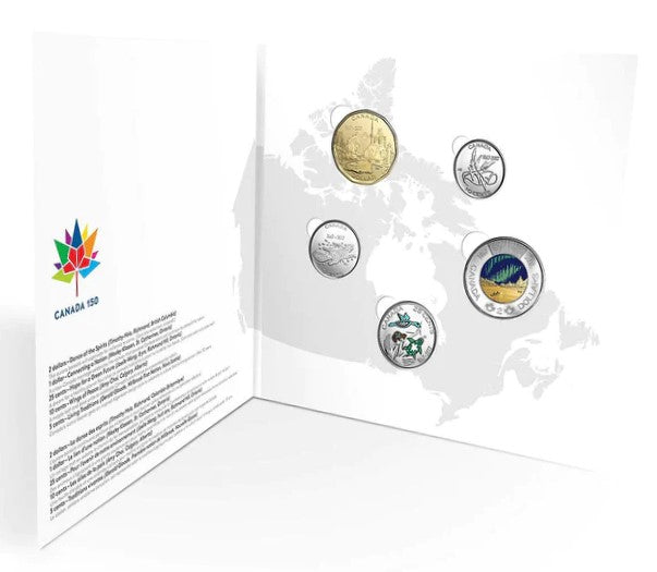 2017 MY CANADA, MY INSPIRATION, 5-Coin Special Set, Includes the 1st Ever Glow-in-the-Dark Canadian Toonie!