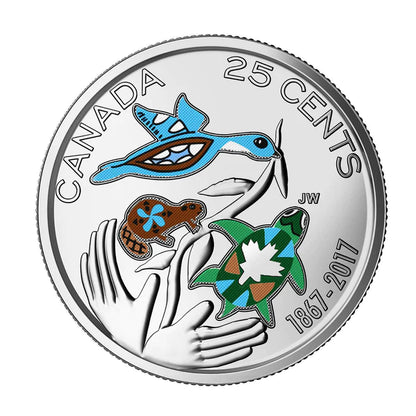 2017 MY CANADA, MY INSPIRATION, 5-Coin Special Set, Includes the 1st Ever Glow-in-the-Dark Canadian Toonie!