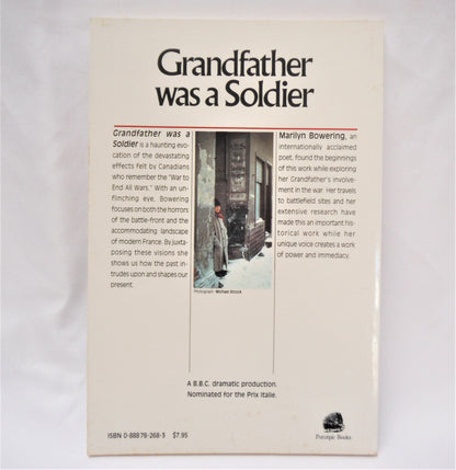 GRANDFATHER WAS A SOLDIER, Poetry by Marilyn Bowering (1st Ed. SIGNED)