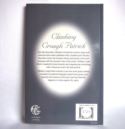 CLIMBING CROAGH PATRICK, Sonnet Poetry by Timothy Brownlow  (1st Ed. SIGNED)