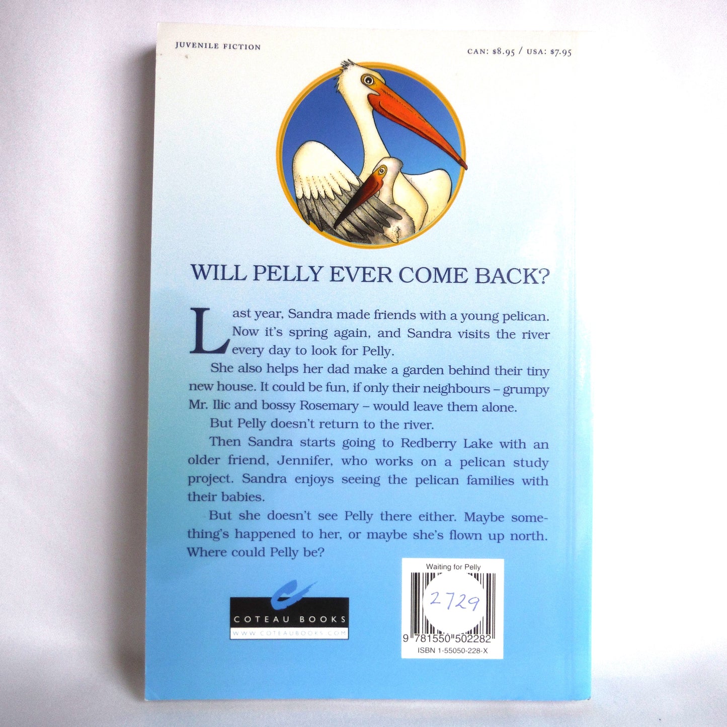 WAITING FOR PELLY, A New Pelly Young Readers Adventure, by Dave Glaze (1st Ed. SIGNED)