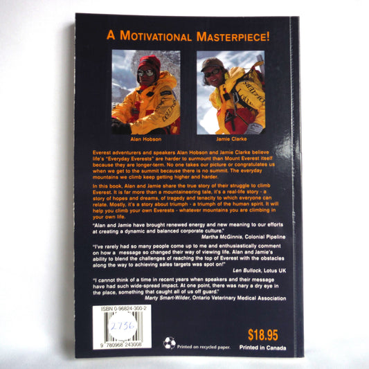 THE POWER OF PASSION, Achieve Your Own Everests, by Alan Hobson and Jamie Clarke (1st Ed. SIGNED)