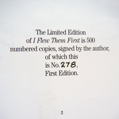 I FLEW THEM FIRST, A Test Pilot's Story by Don Armstrong (1st Ed. SIGNED)