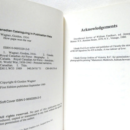 HOW PAPA WON THE WAR, Memoirs by Gordon Wagner "ULTRA RARE COMBO PACKAGE!" (1st Ed. SIGNED)