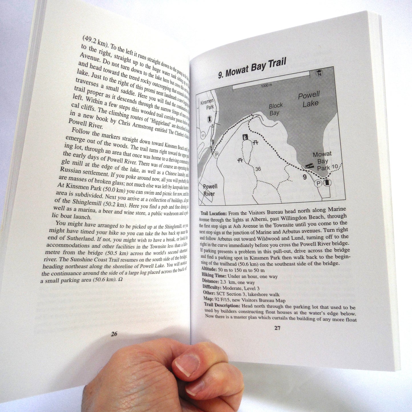 THE SUNSHINE COAST TRAIL, A Travel Guide by R.E. Walz, 2002