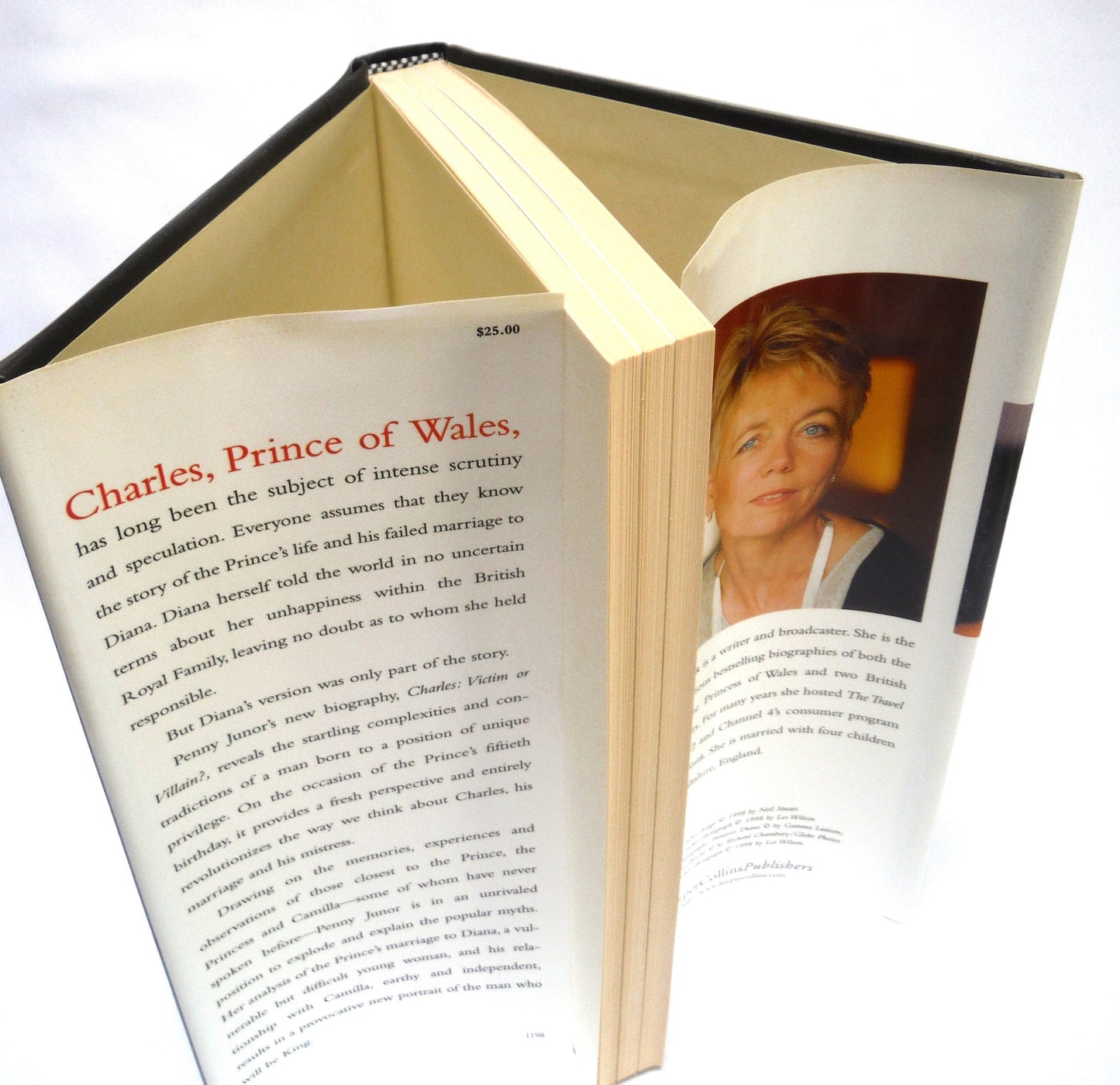 CHARLES, Victim or Villain, A Revealing Biography by Penny Junor (1998 1st Ed.)