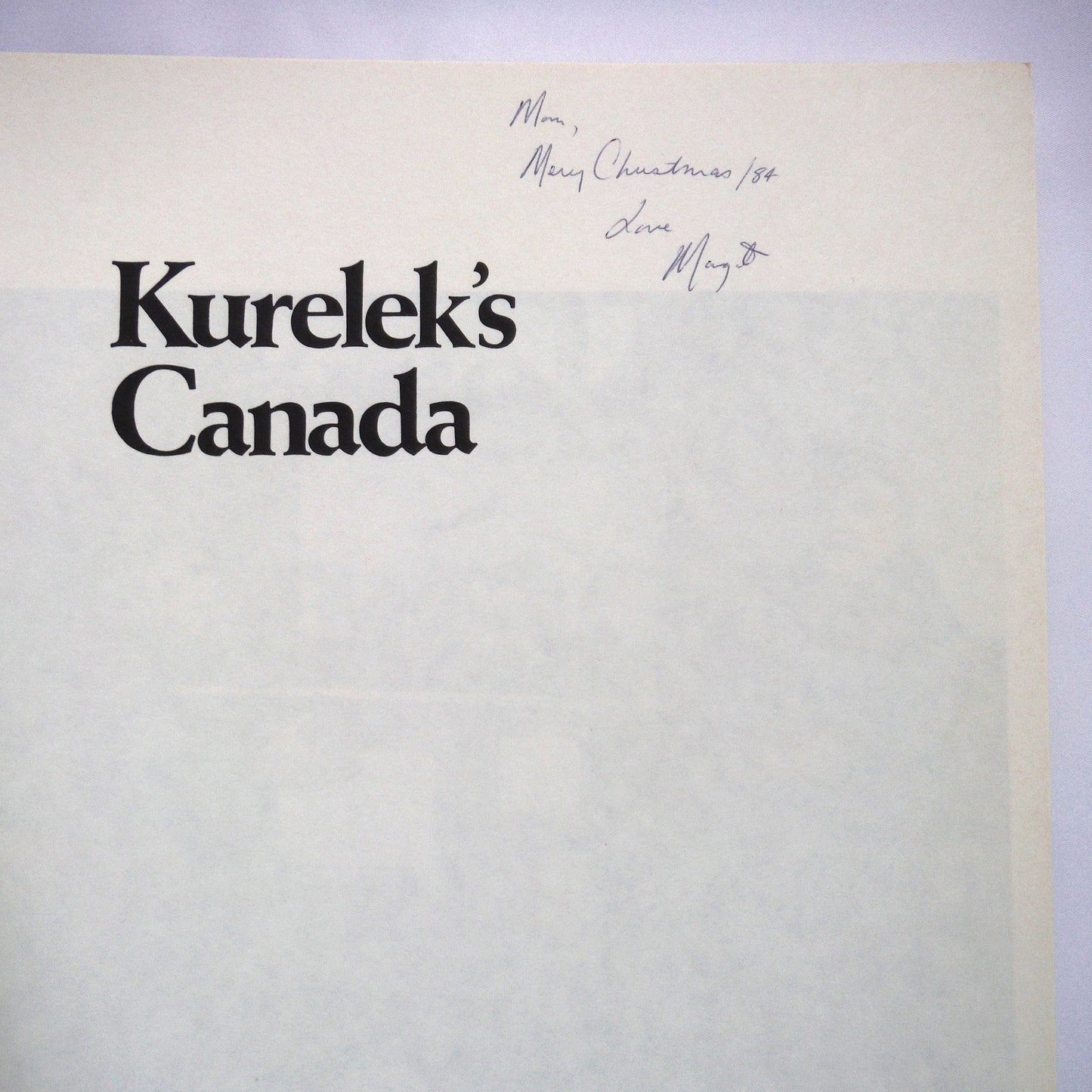 KURELEK'S CANADA, An Artistic Journey in Canada Coast-to-Coast, by William Kurelek (1981 1st Ed.)