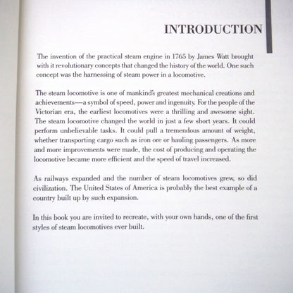 MAKE YOUR OWN WORKING PAPER LOCOMOTIVE, A Cut-And-Assemble Model of a Miniature Steam Locomotive, by Kyle Wickware (1986 1st Ed.)