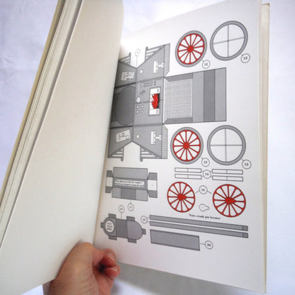 MAKE YOUR OWN WORKING PAPER LOCOMOTIVE, A Cut-And-Assemble Model of a Miniature Steam Locomotive, by Kyle Wickware (1986 1st Ed.)