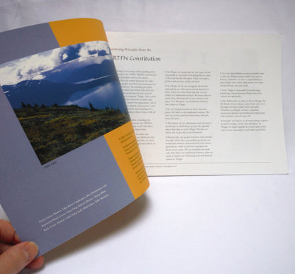 OUR LAND IS OUR FUTURE, Hà t_átgi hà khustìyxh sìti, Taku River Tlingit First Nation Vision and Management Direction for Land and Resources (2003 1st Ed.)