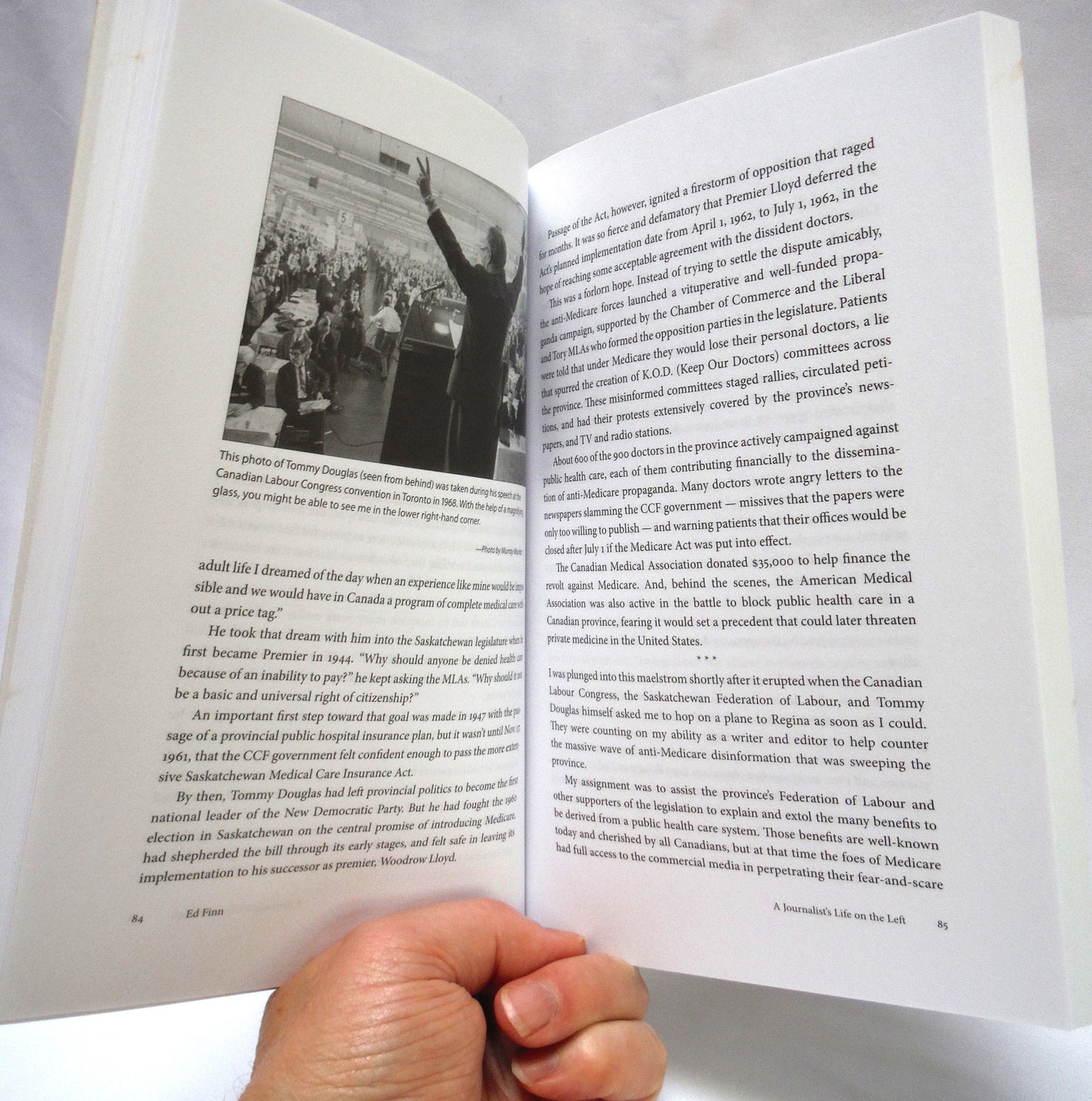 ED FINN, A Journalist's Life on the Left, by Ed Finn (2013 1st Ed.)
