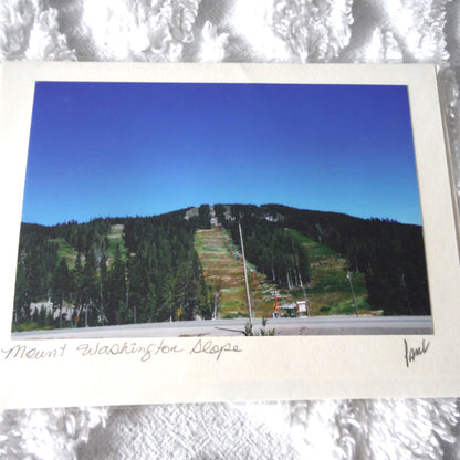 Original Art Greeting Card, Courtenay City Collection: "MOUNT WASHINGTON SLOPE"