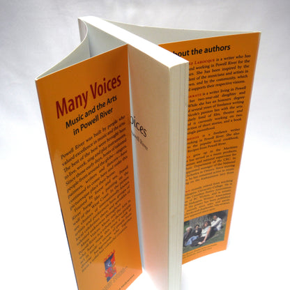MANY VOICES, Music and the Arts in Powell River, Short Stories Edited by Allan Brown (2004 1st Ed.)