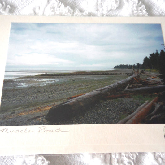 Original Art Greeting Card, Comox Valley Sights Collection: "MIRACLE BEACH"