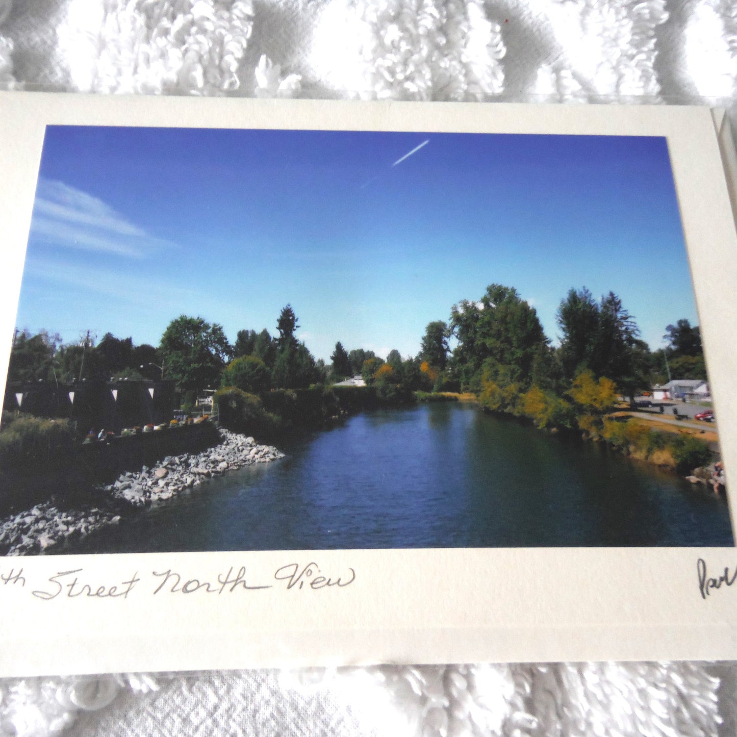 Original Art Greeting Card, River Dreams Collection: "5TH STREET NORTH VIEW"