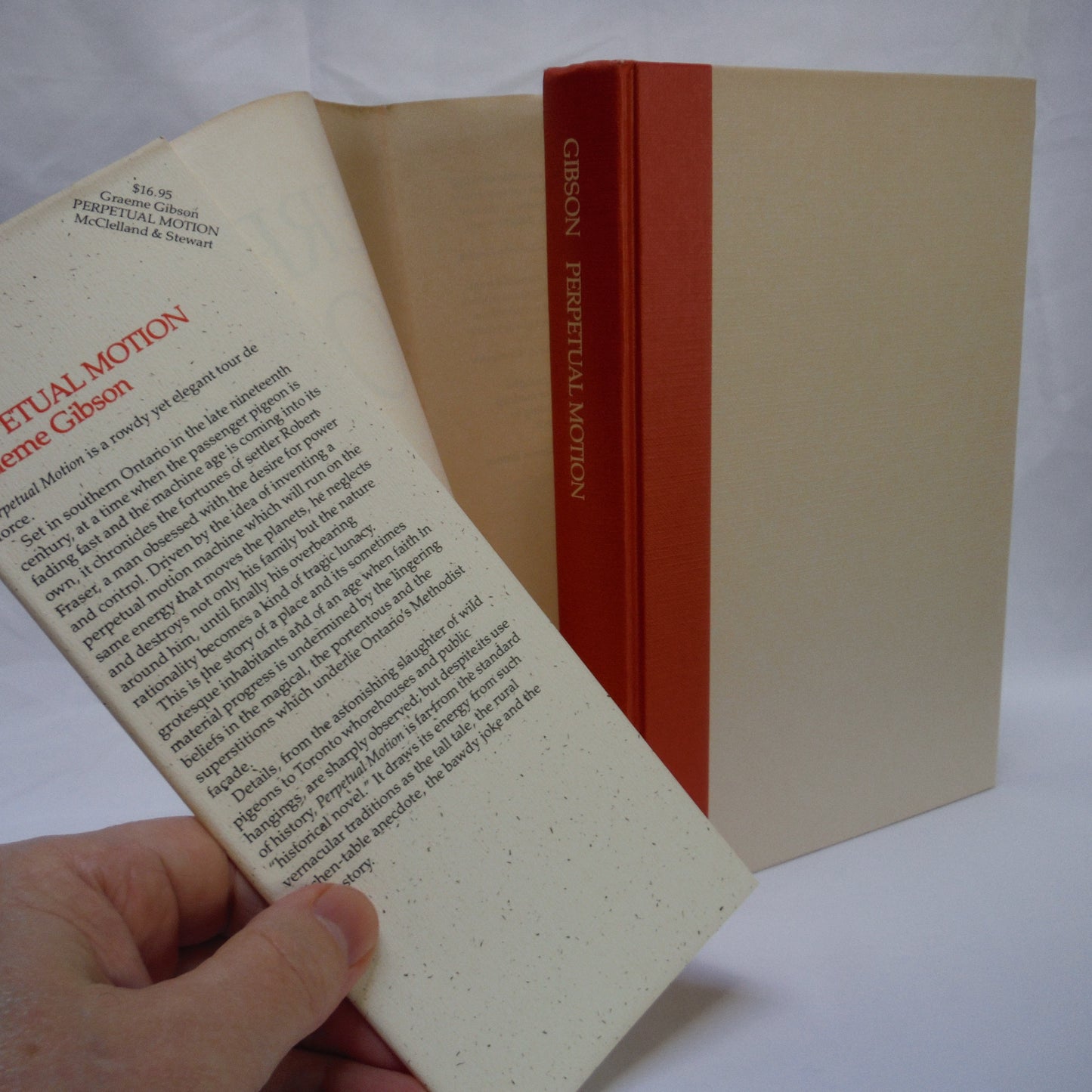 PERPETUAL MOTION, A Novel by Graeme Gibson (1982 1st Ed.)